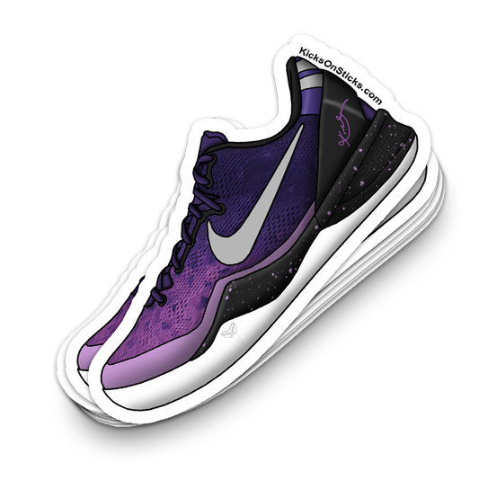Kobe 8 "Purple Platinum" Sneaker Sticker