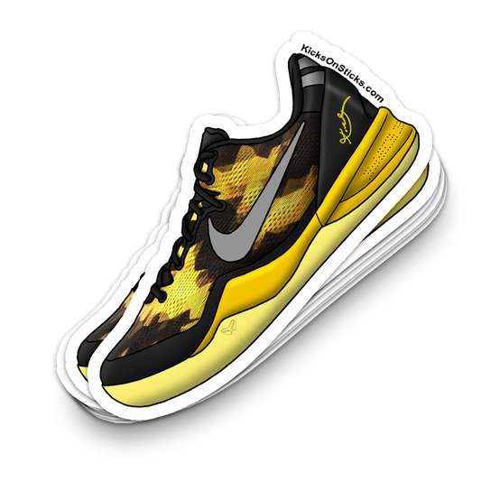 Kobe 8 "Sulfur Electric" Sneaker Sticker