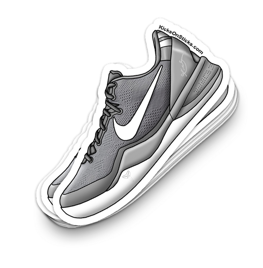 Kobe 8 "Wolf Grey" Sneaker Sticker