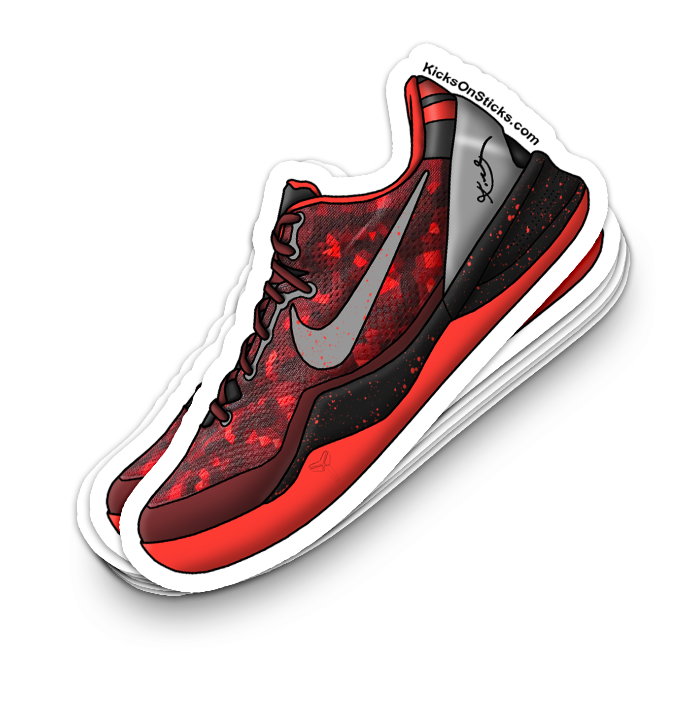 Kobe 8 "Year of the Snake" Sneaker Sticker