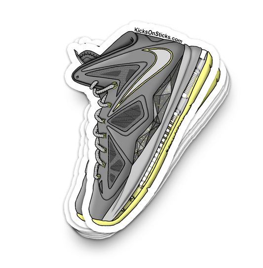 Lebron 10 "Canary" Sneaker Sticker