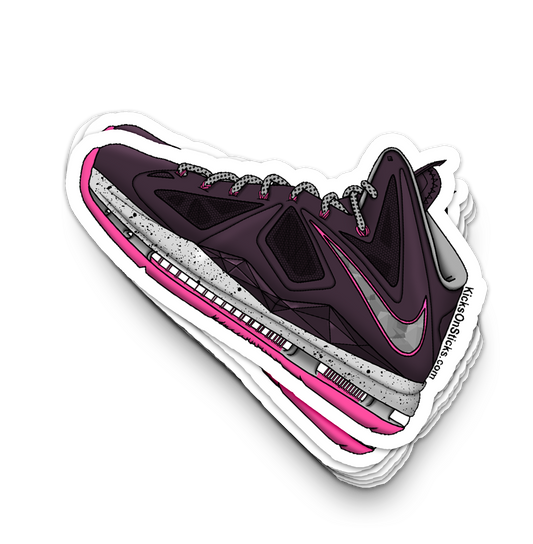 Lebron 10 "Crown Jewel" Sneaker Sticker
