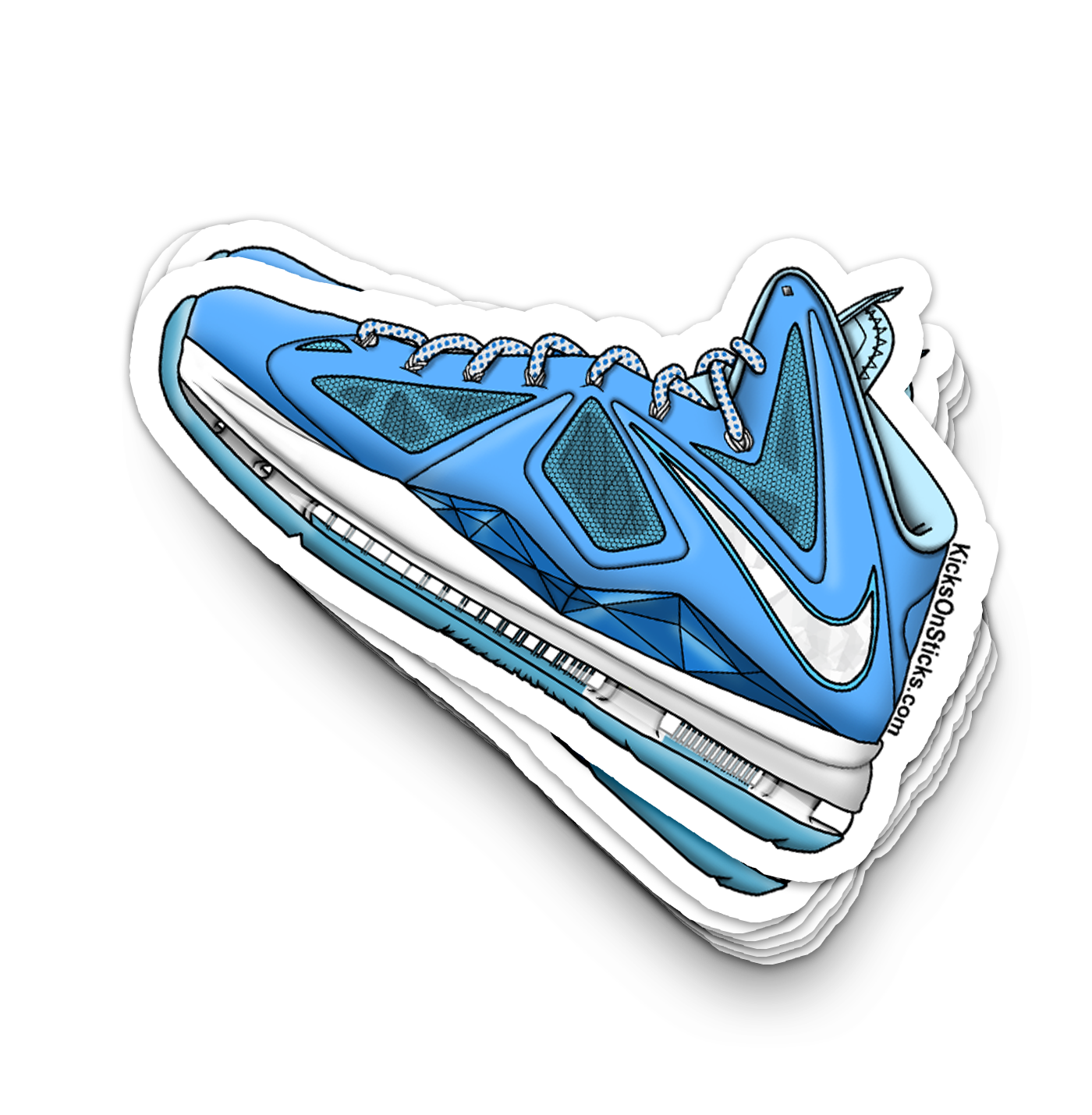 Lebron 10 "Diamond" Sneaker Sticker