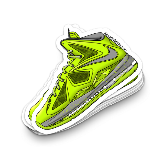 Lebron 10 "Volt" Sneaker Sticker