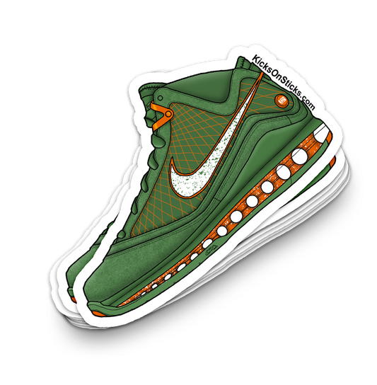 Lebron 7 "FAMU Green" Sneaker Sticker