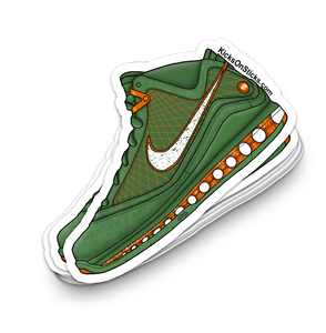 Lebron 7 "FAMU Green" Sneaker Sticker