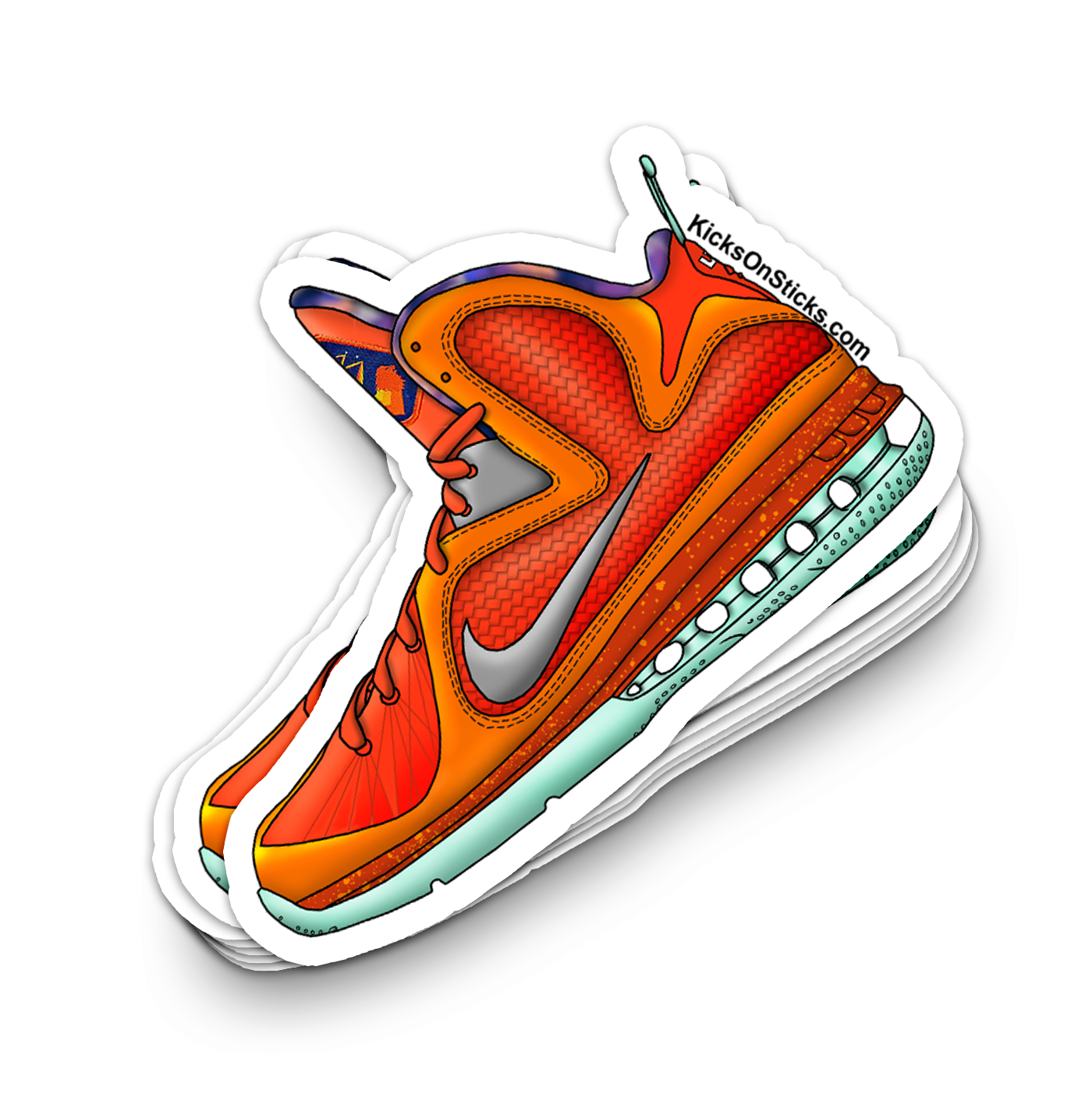Lebron 9 "Big Bang All Star" Sneaker Sticker