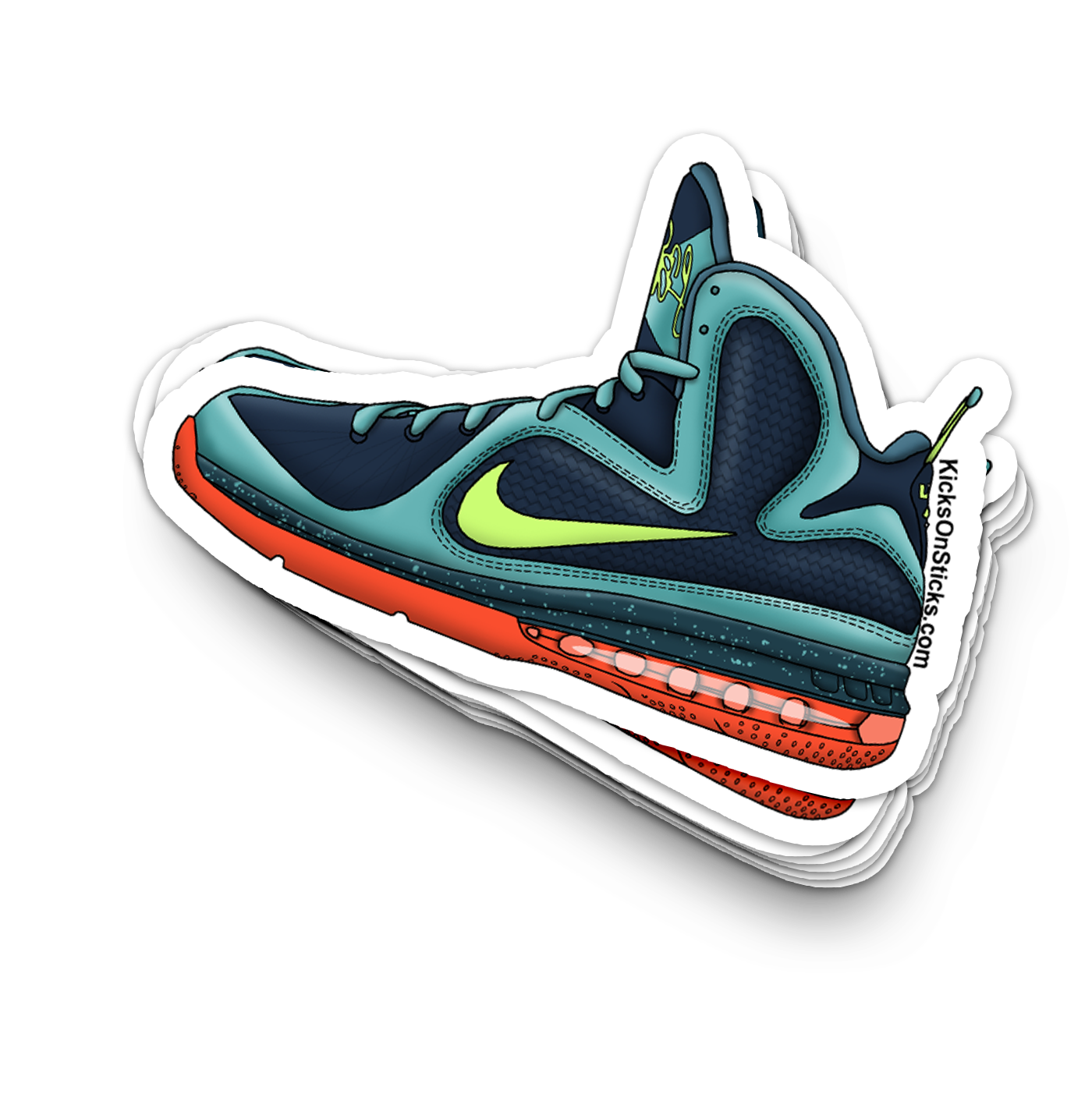 Lebron 9 "Cannon" Sneaker Sticker