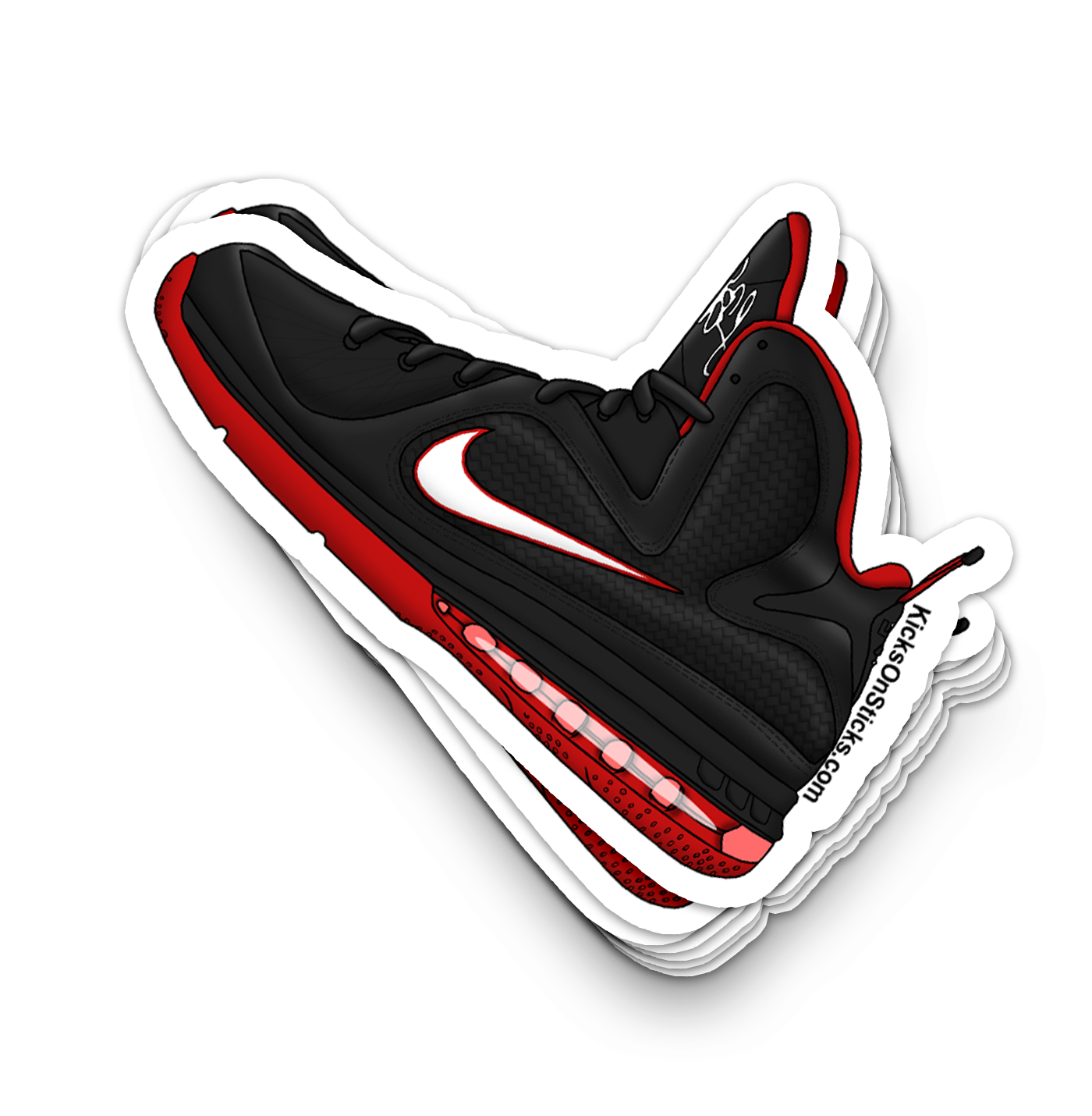 Lebron 9 "Heat Away" Sneaker Sticker
