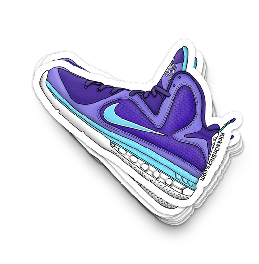 Lebron 9 "Summit Hornets" Sneaker Sticker