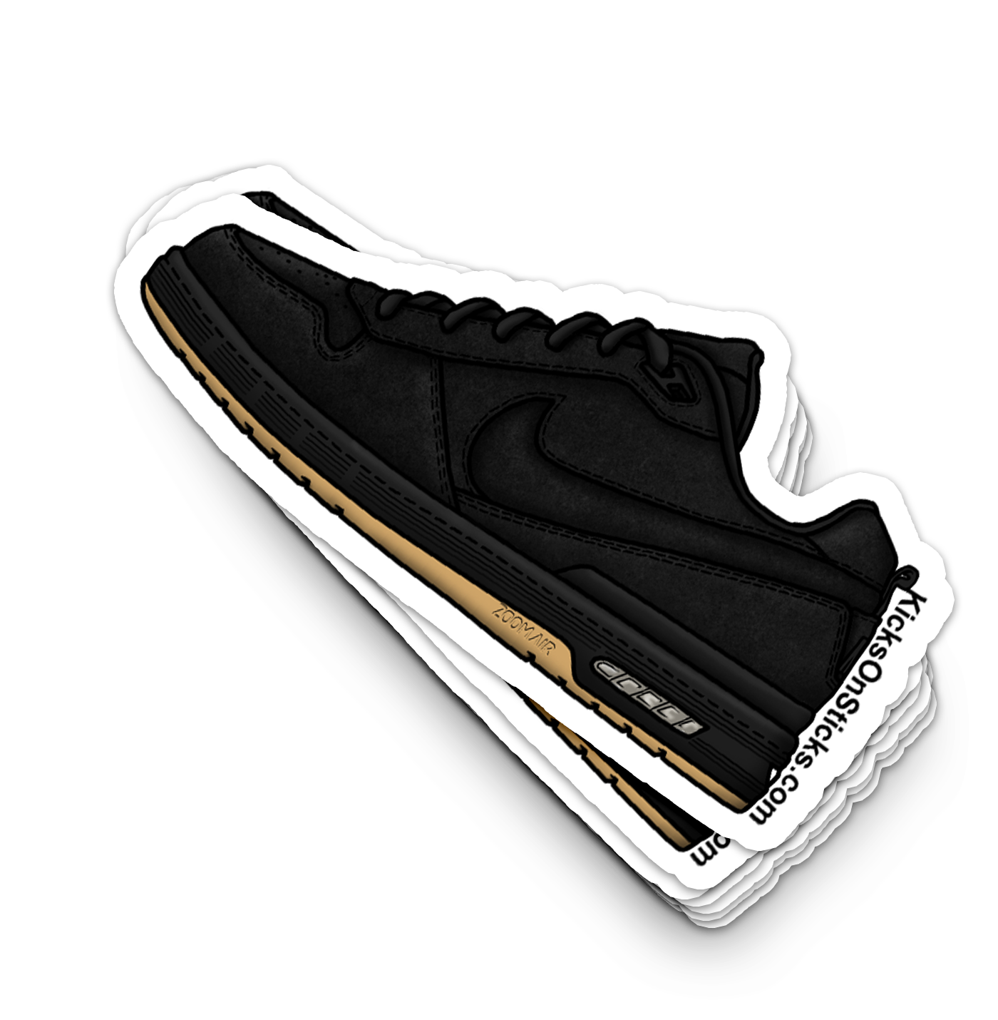 P Rod Zoom 1 "Black Gum" Sneaker Sticker
