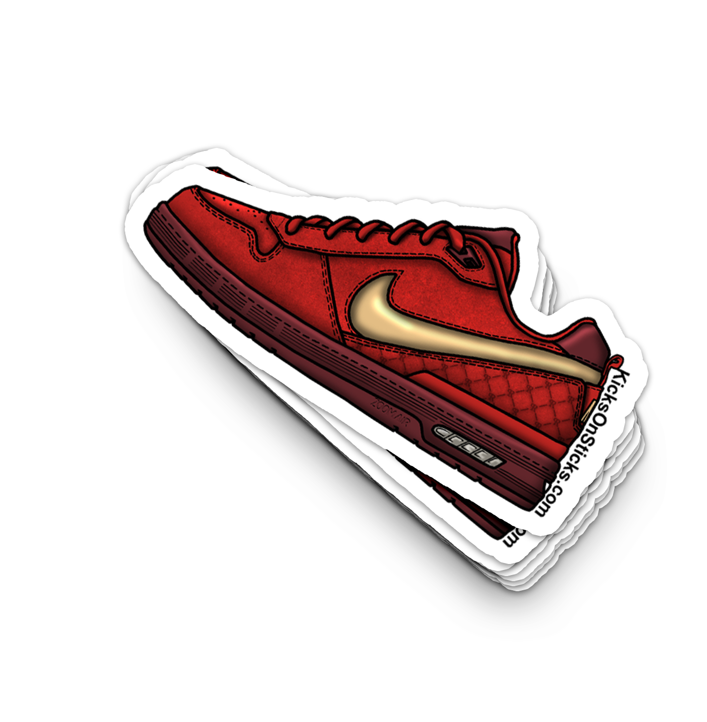P Rod Zoom 1 "Habanero Red" Sneaker Sticker