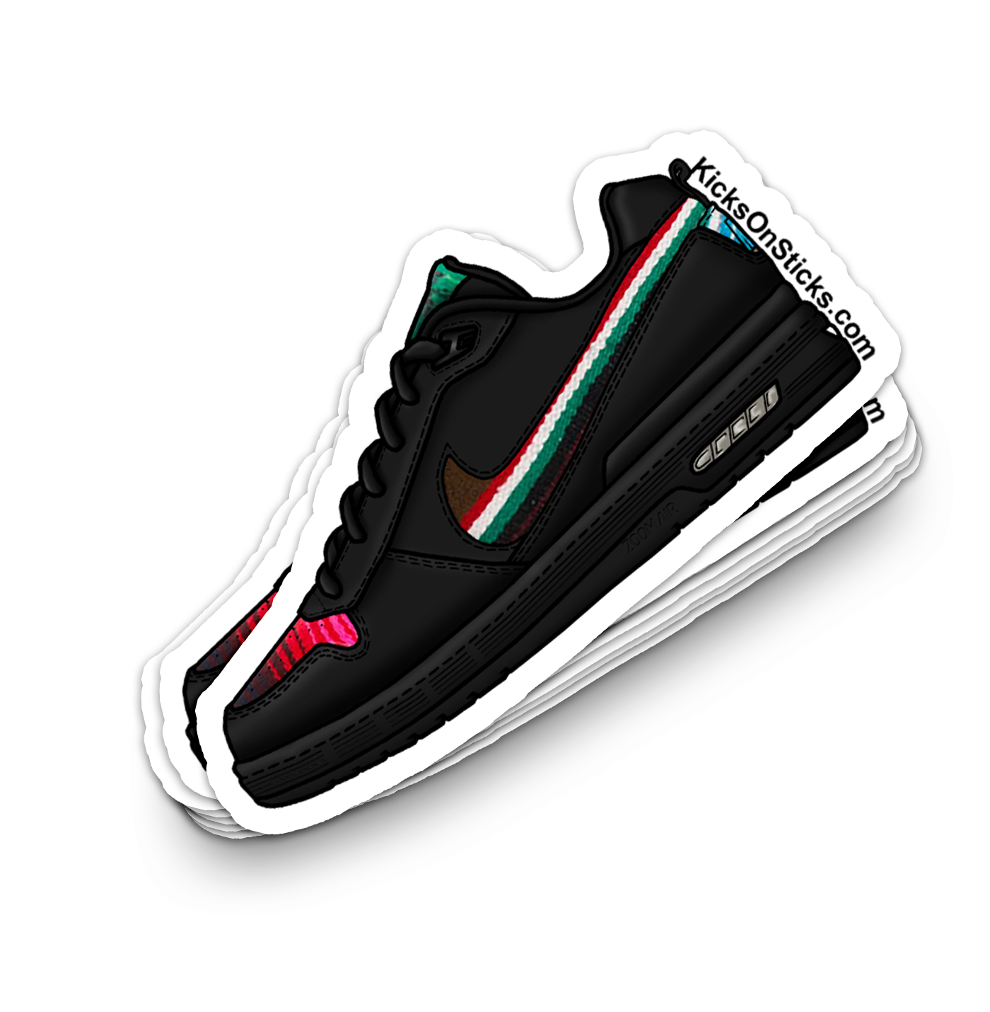 P Rod Zoom 1 "Mexican Blanket" Sneaker Sticker