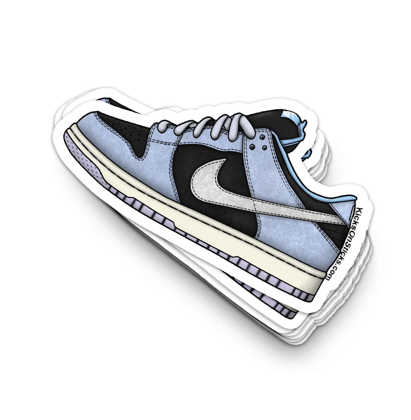 SB Dunk Low "Aluminum" Sneaker Sticker