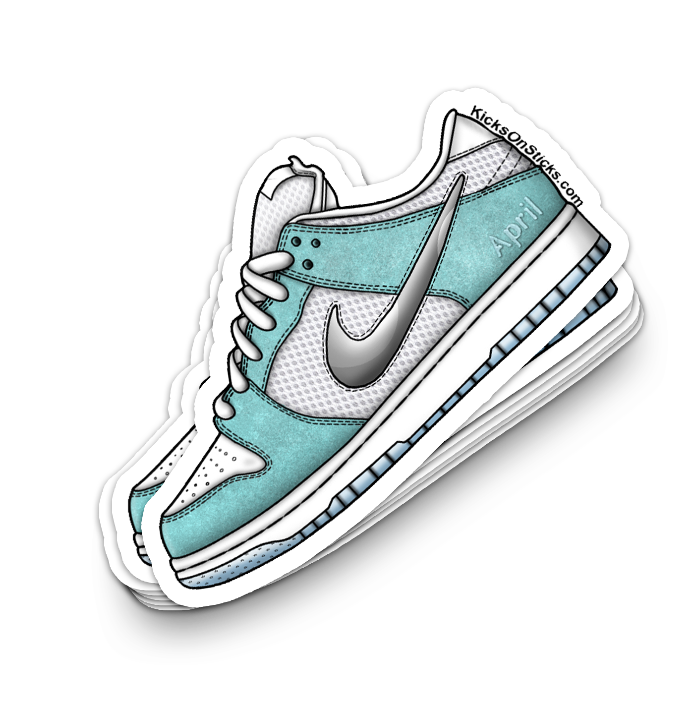 SB Dunk Low "April" Sneaker Sticker