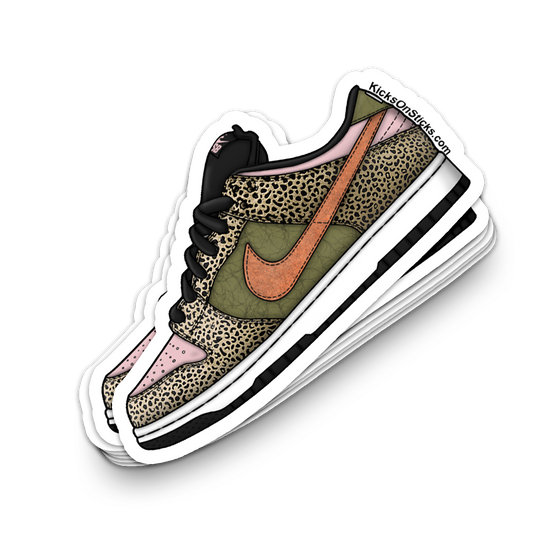 SB Dunk Low "Arts Rec" Sneaker Sticker