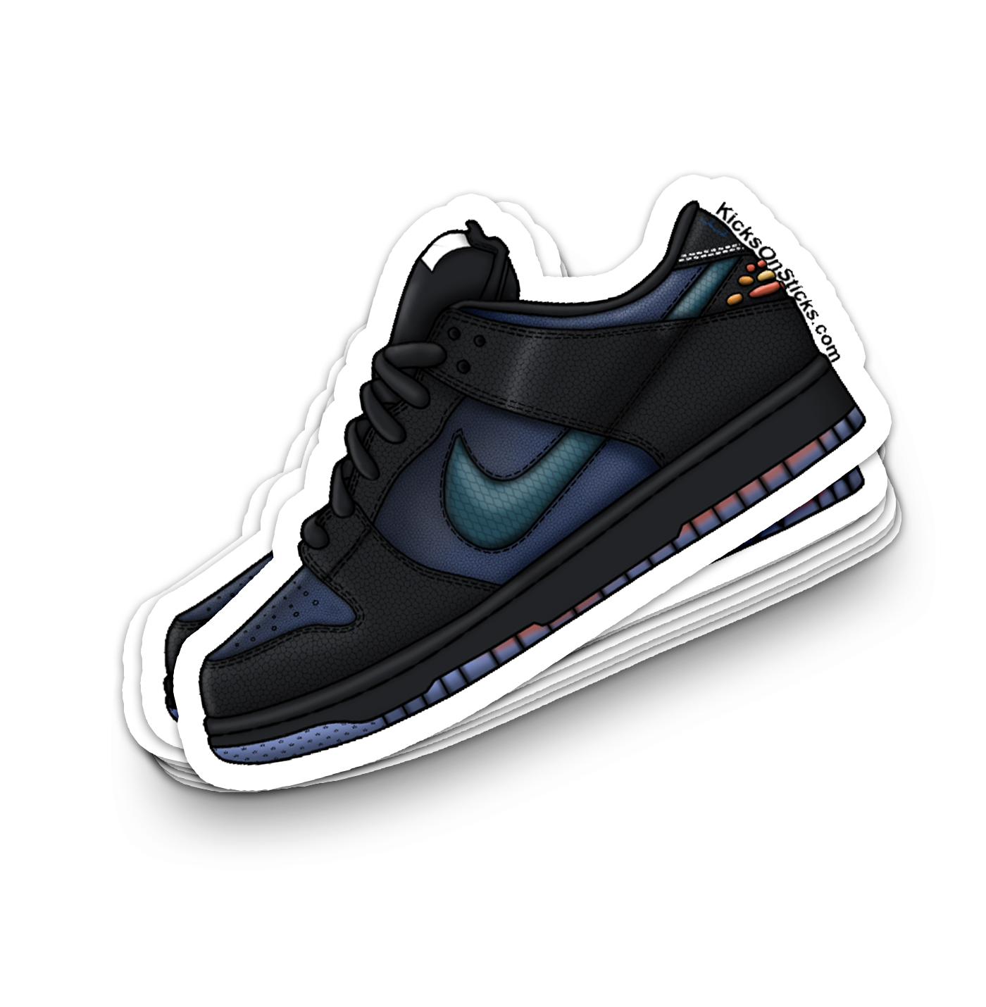 SB Dunk Low "Bluetile" Sneaker Sticker