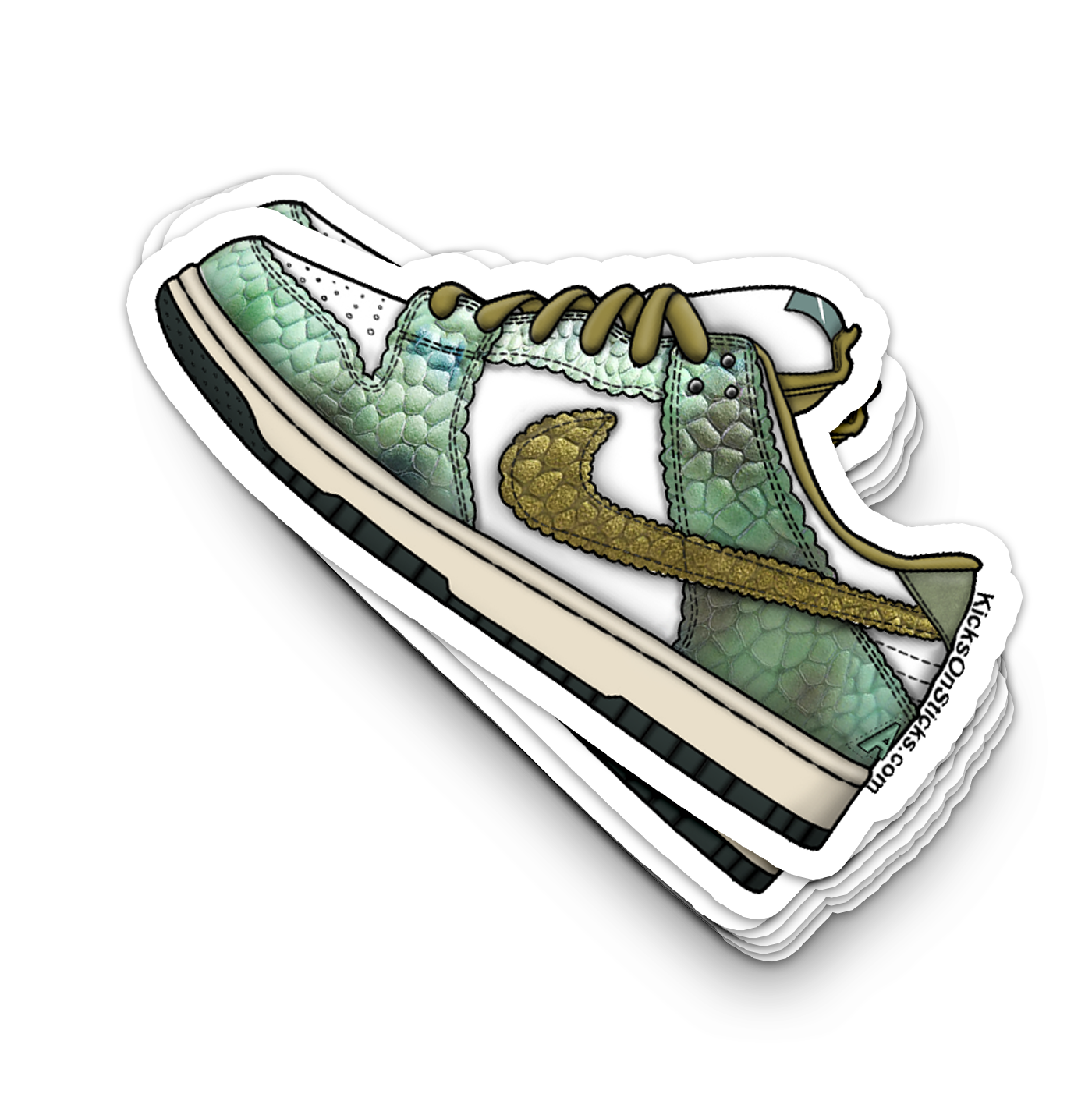 SB Dunk Low "Chameleon" Sneaker Sticker