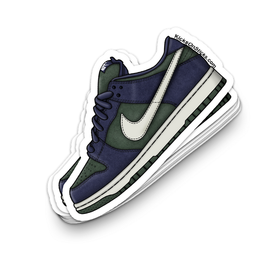 SB Dunk Low "Deep Royal Blue" Sneaker Sticker