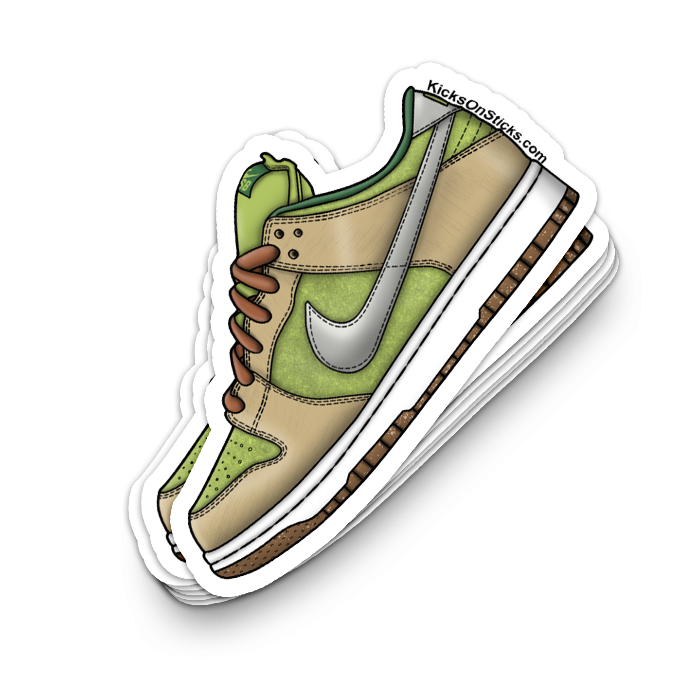 SB Dunk Low "Escargot" Sneaker Sticker