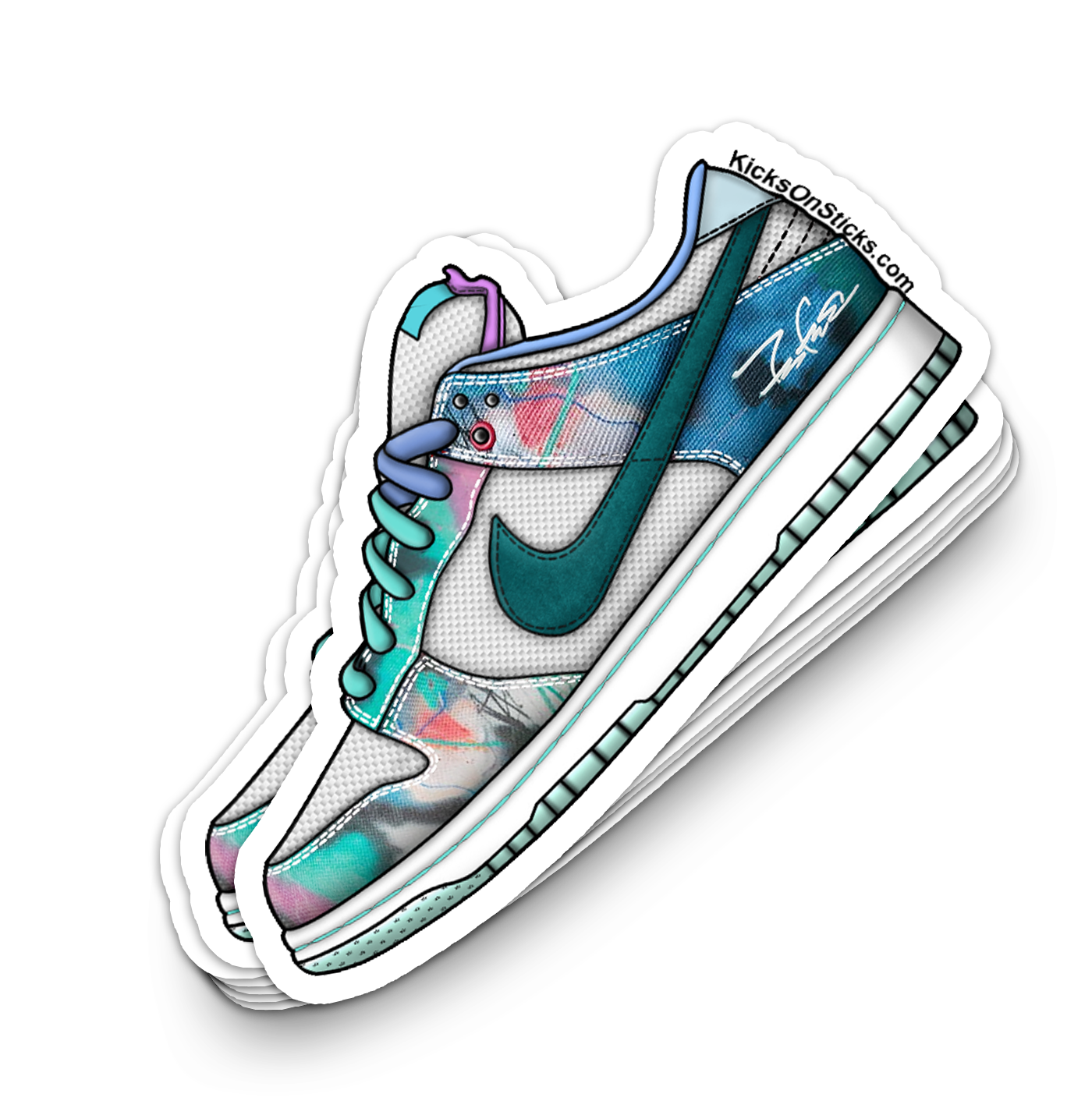 SB Dunk Low "Futura 2024" Sneaker Sticker