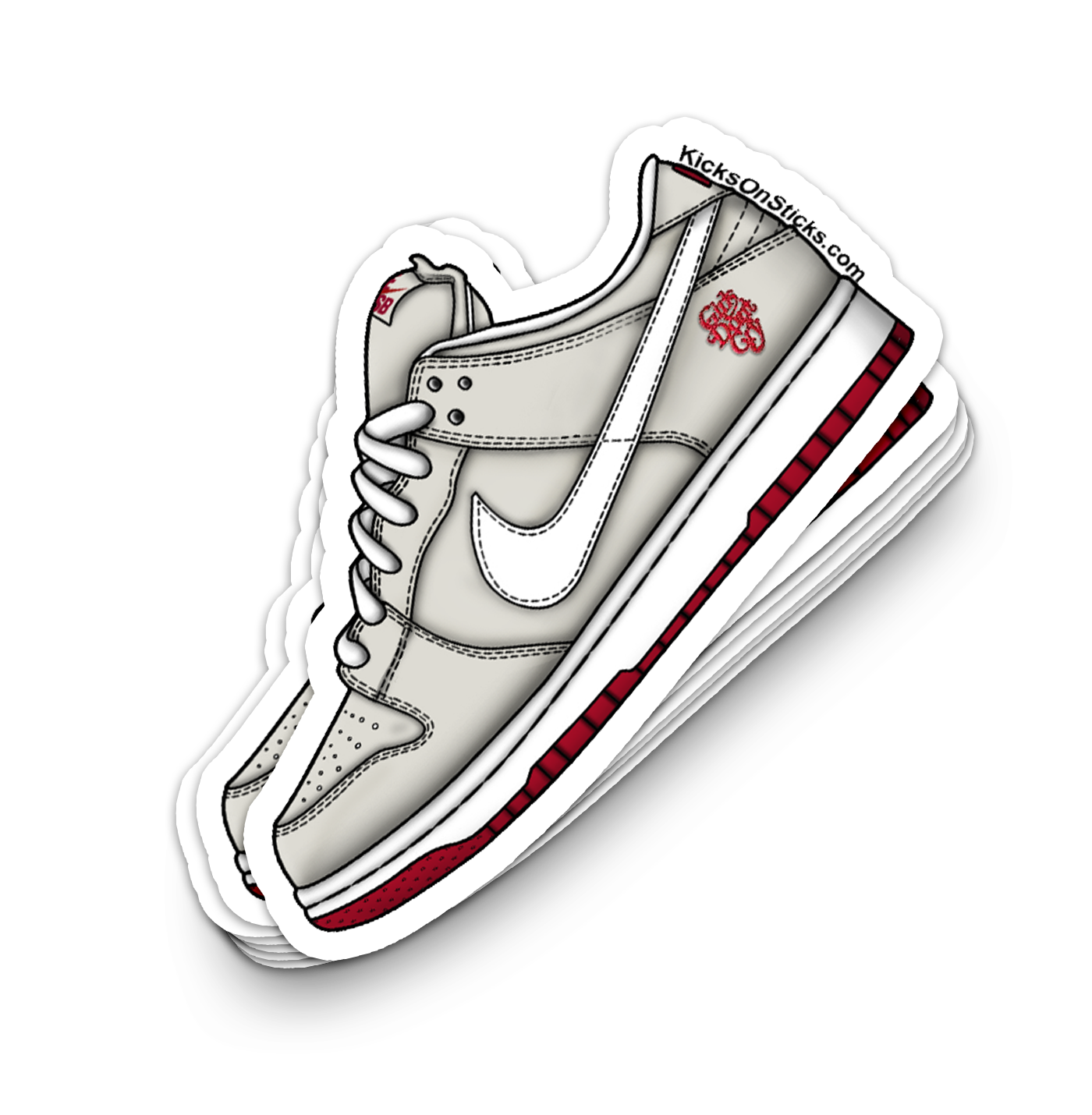 SB Dunk Low "Girls Don't Cry FF" Sneaker Sticker