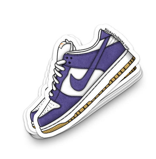 SB Dunk Low "ISO Court Purple" Sneaker Sticker