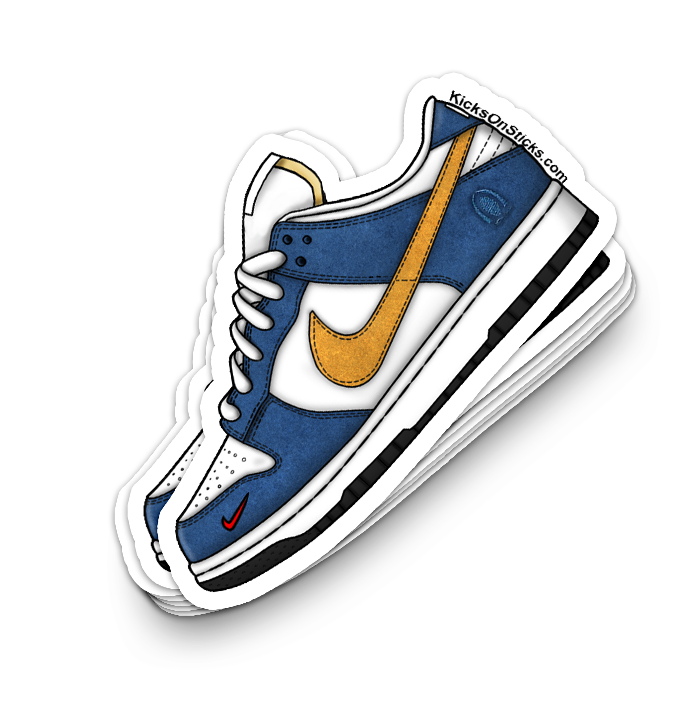SB Dunk Low "Kasina Industrial Blue" Sneaker Sticker