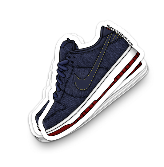 SB Dunk Low "Levi Blue" Sneaker Sticker