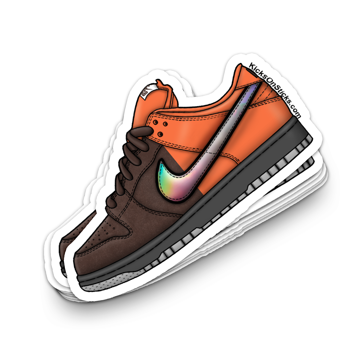 SB Dunk Low "Muni Fast Pass" Sneaker Sticker
