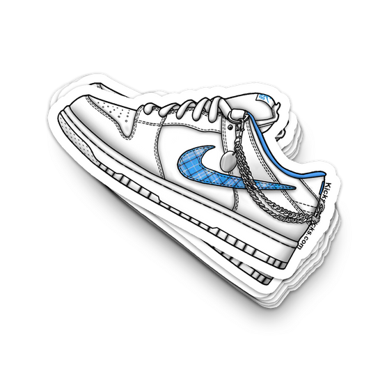 SB Dunk Low "Nicole Hause University Blue" Sneaker Sticker