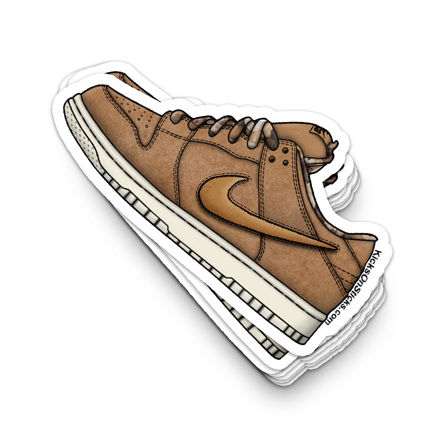 SB Dunk Low "Note" Sneaker Sticker