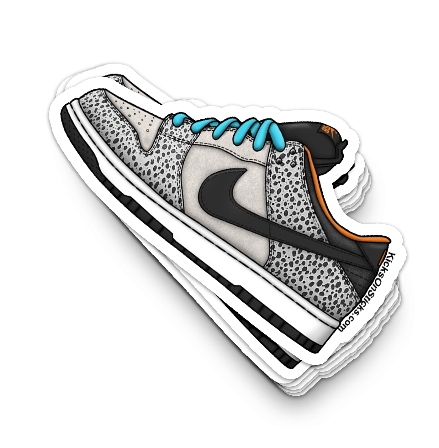 SB Dunk Low "Olympic Safari" Sneaker Sticker