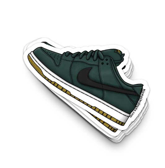 SB Dunk Low "Orange Label Fir Green" Sneaker Sticker