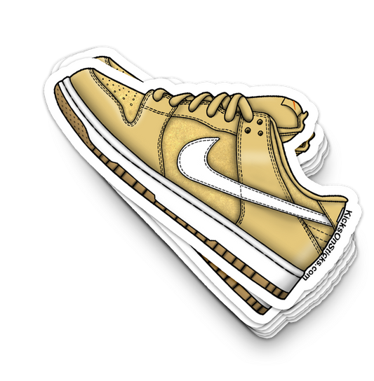 SB Dunk Low "Orange Label Saturn Gold" Sneaker Sticker