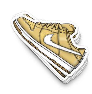 SB Dunk Low "Orange Label Saturn Gold" Sneaker Sticker