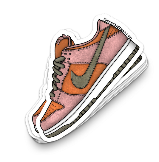 SB Dunk Low "Red Stardust" Sneaker Sticker