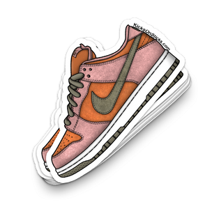 SB Dunk Low "Red Stardust" Sneaker Sticker