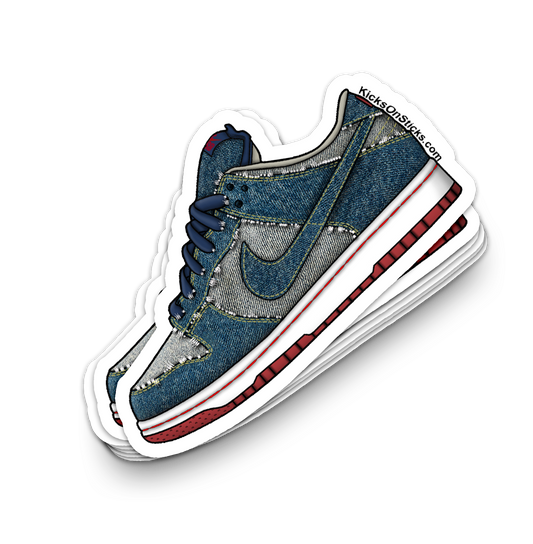 SB Dunk Low "Reese Forbes Denim" Sneaker Sticker