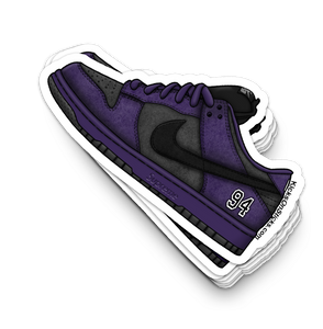 SB Dunk Low "Supreme 2025 Purple Ink" Sneaker Sticker