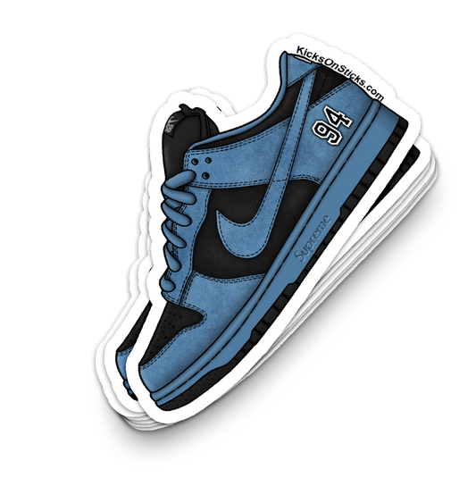 SB Dunk Low "Supreme 2025 Ocean Fog" Sneaker Sticker