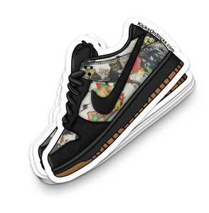 SB Dunk Low "Supreme Rammellzee" Sneaker Sticker