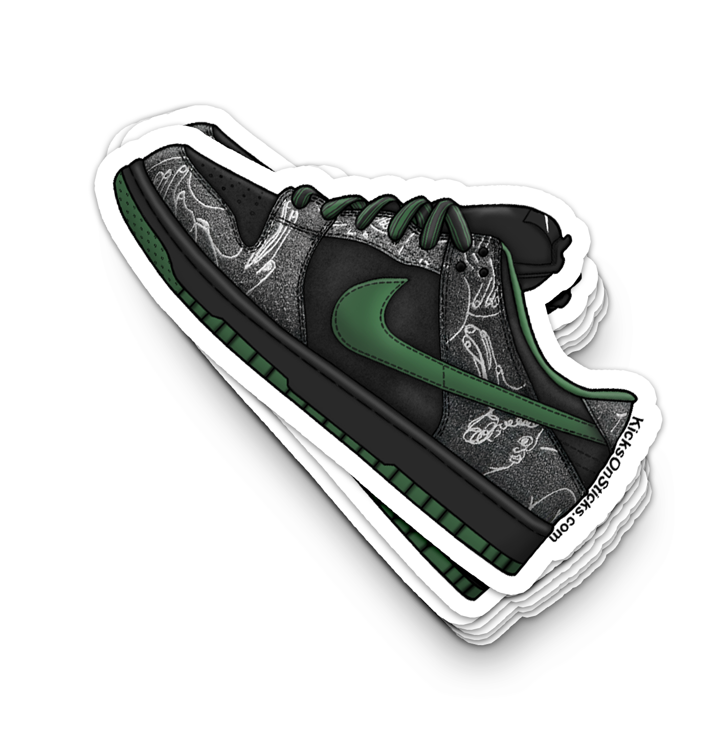 SB Dunk Low "There" Sneaker Sticker