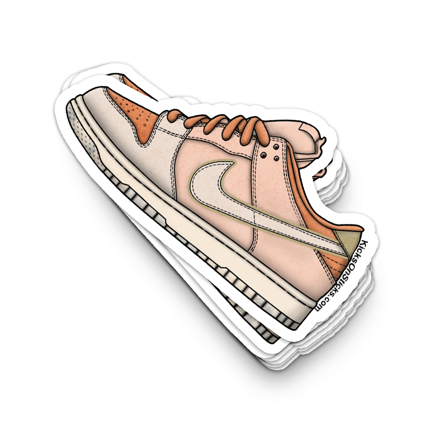 SB Dunk Low "Trocadero" Sneaker Sticker