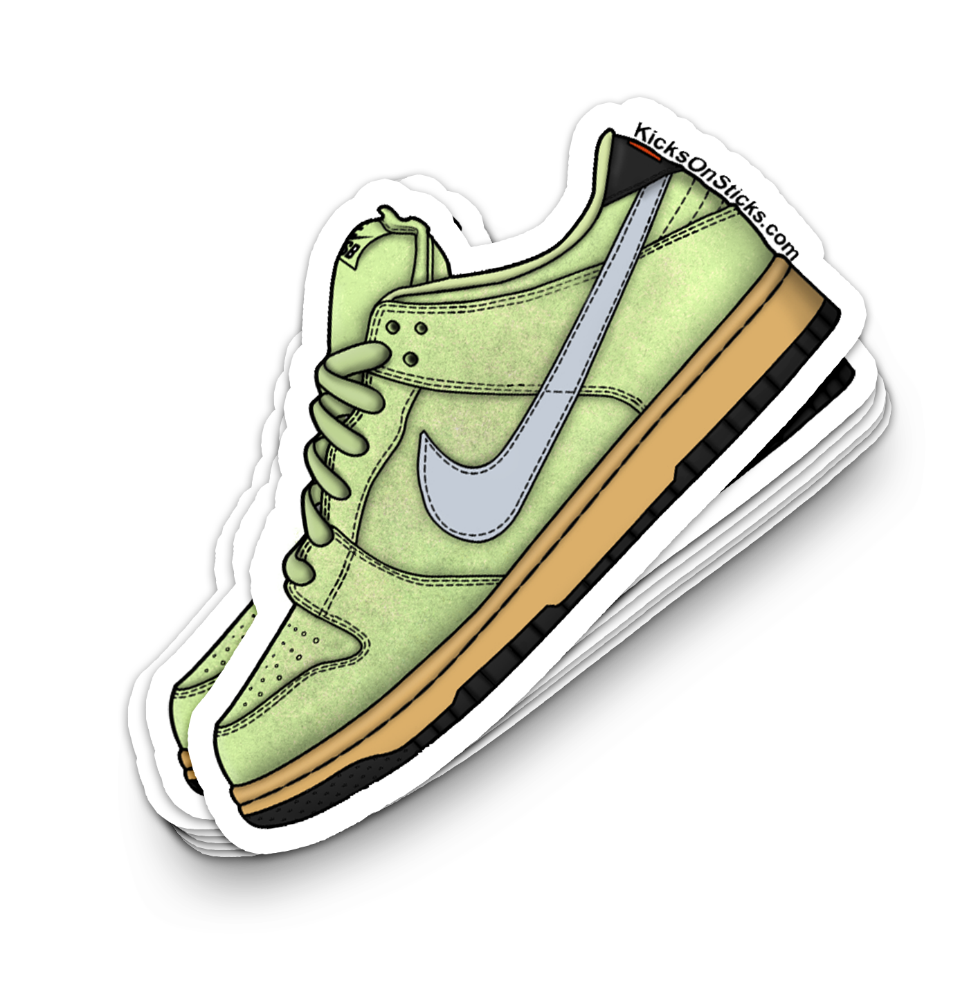 SB Dunk Low "Verdugo Mountain" Sneaker Sticker