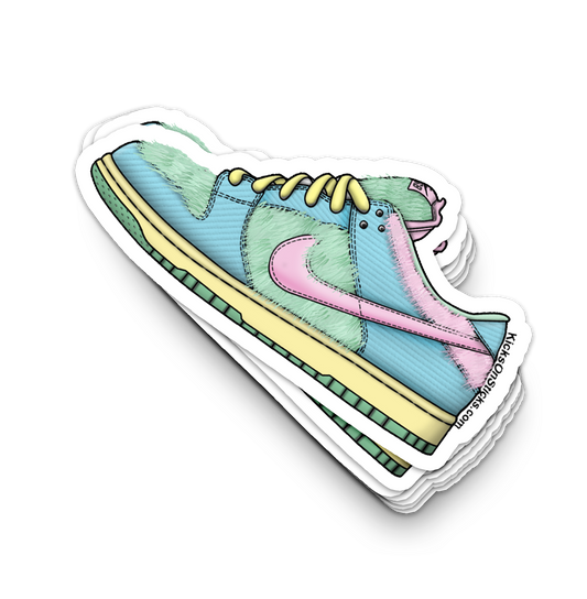 SB Dunk Low "Visty" Sneaker Sticker