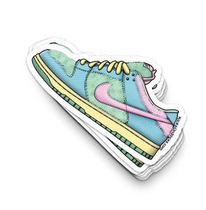 SB Dunk Low "Visty" Sneaker Sticker