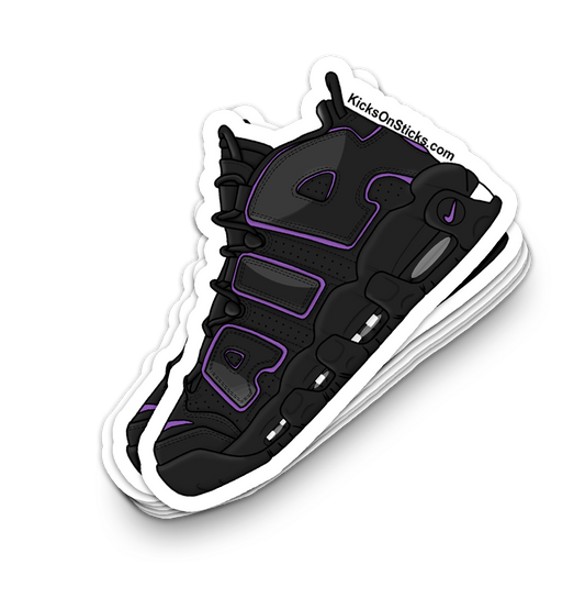 Uptempo "Black Action Grape" Sneaker Sticker
