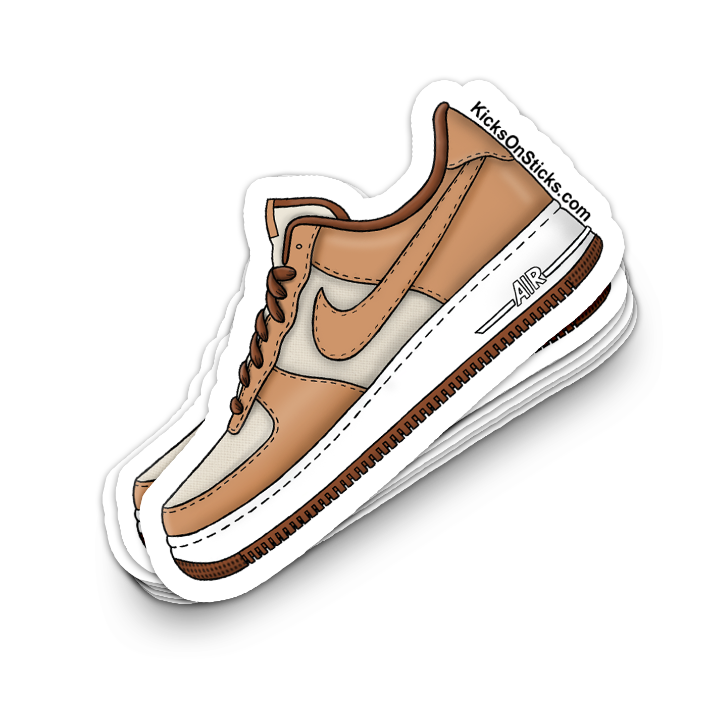 Air Force 1 Low "Acorn" Sneaker Sticker