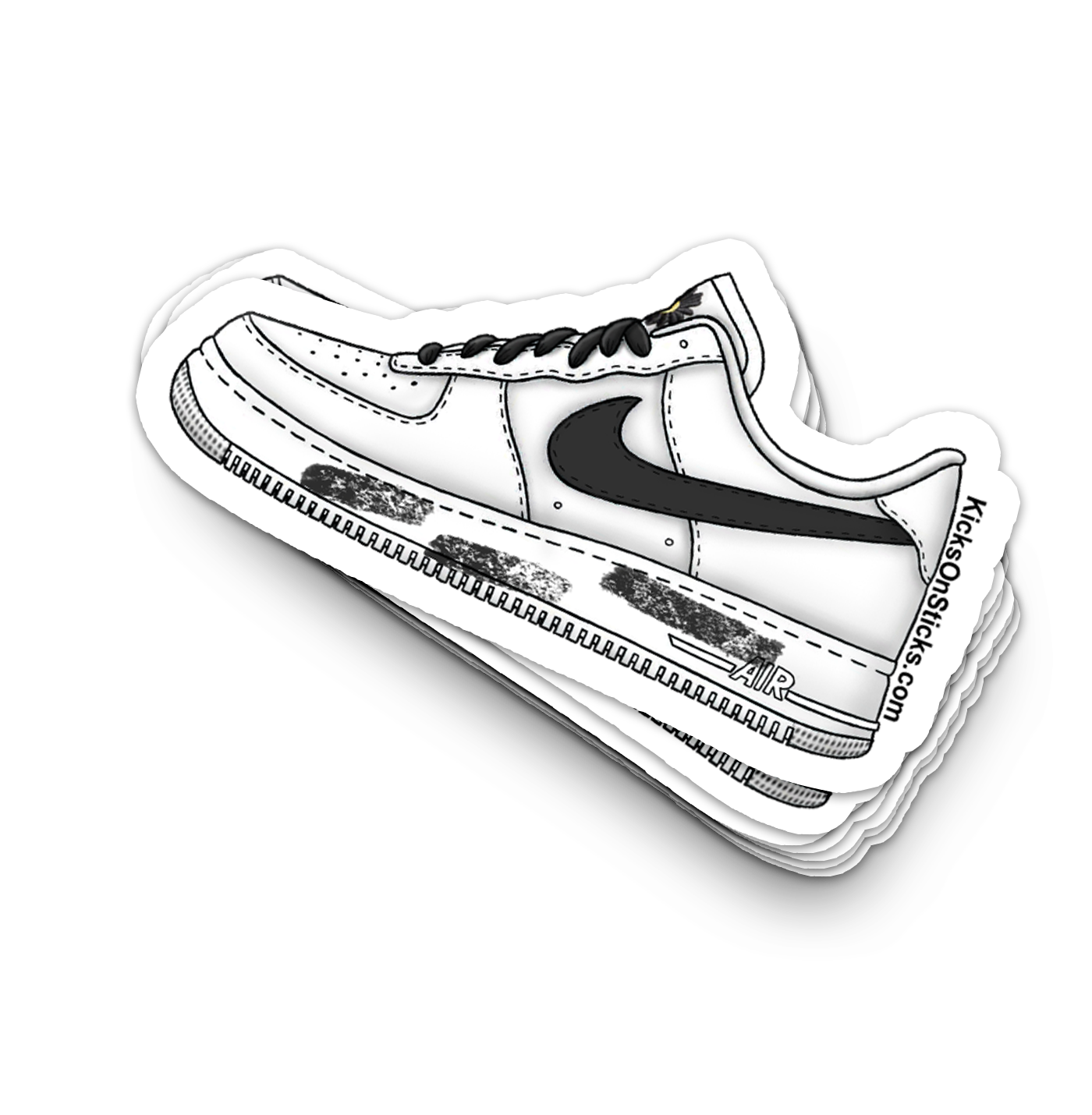 Air Force 1 Low "G Dragon Paranoise 2.0" Sneaker Sticker